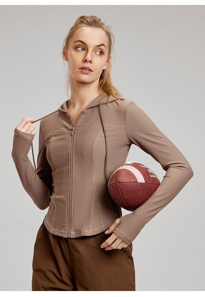 Long Sleeve Yoga Wear Coat