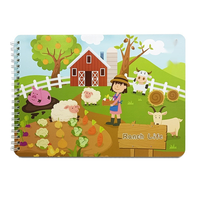 子どものための静かな絵本 赤ちゃんの読み書きカード