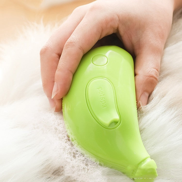 3 In 1 Pet Steam Brush Cat Dog Cleaning Steamy Spray Massager