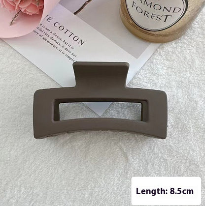 Women's Simple And Versatile Solid Color Hair Claw