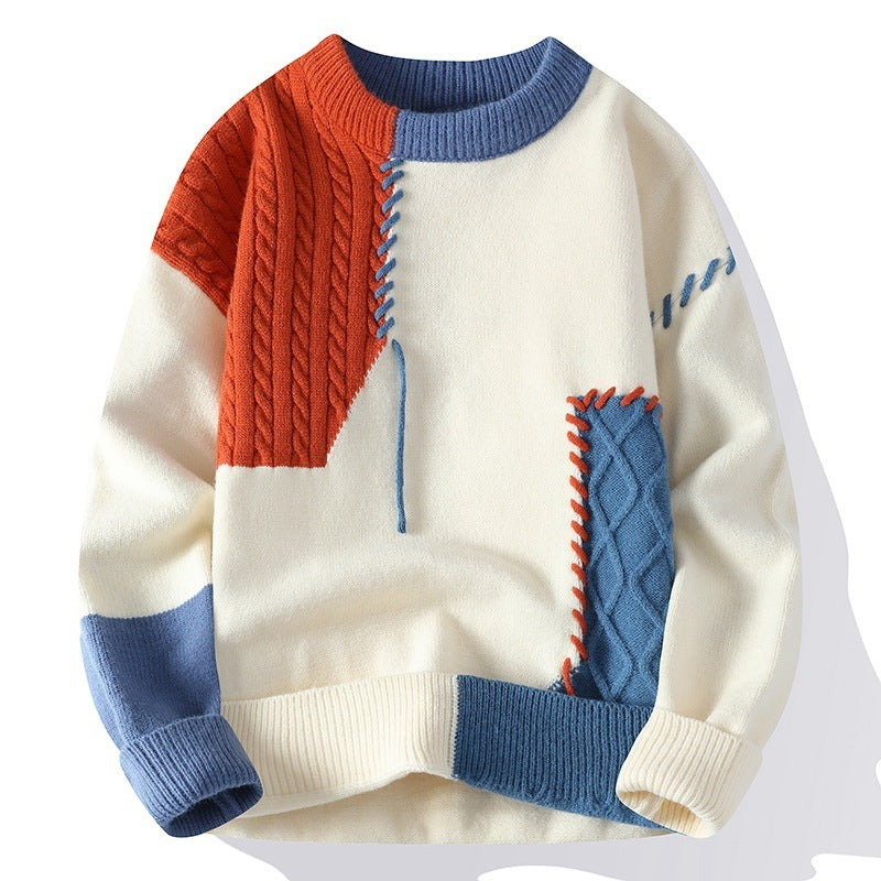 RECONSTRUCTED PULLOVER SWEATER