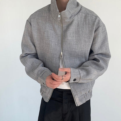 Citywalk Minimalist Double Zipper Jacket