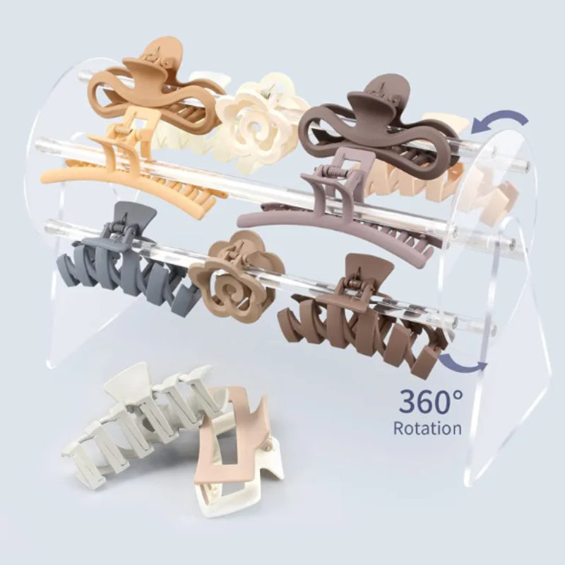 A Rotating Hair Claw Holder