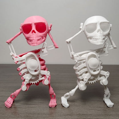3D Model Mini Skull Customized Funny Dancing Style Lucky Toy