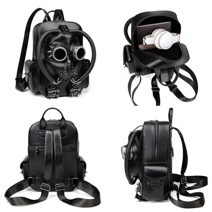 Fashion Halloween Skull Head Studded Backpack