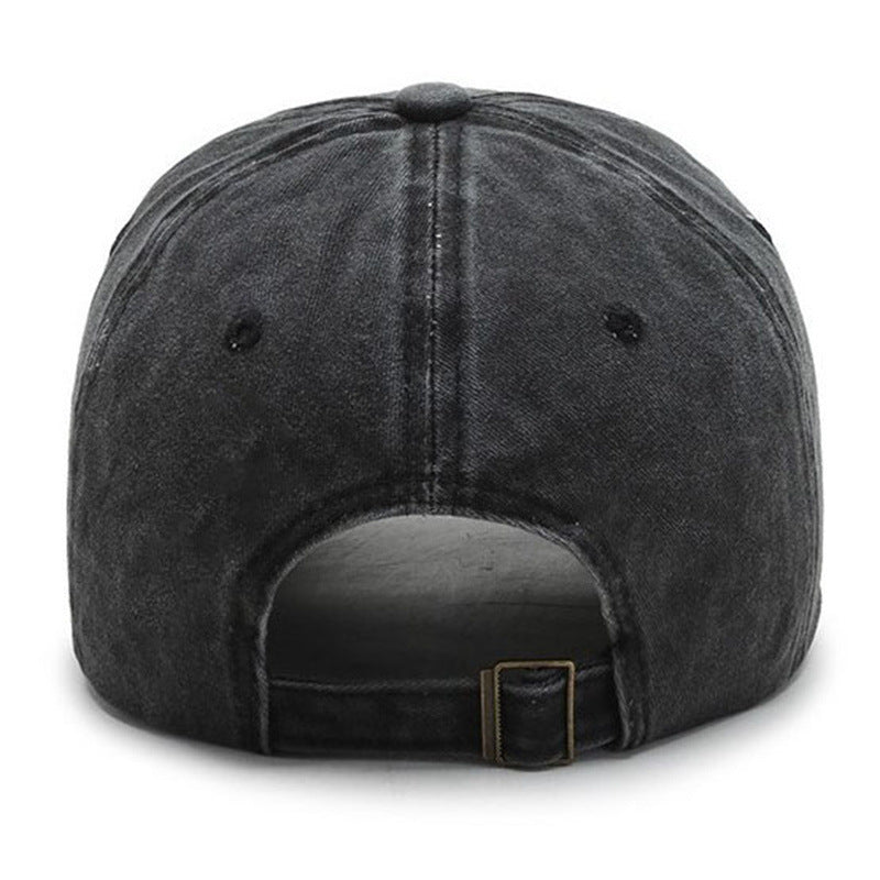 Retro Distressed Men And Women Peaked Cap