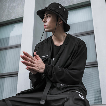 Sunscreen Casual Hong Kong Style Amei Khaki  Functional Hat