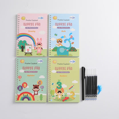 Kids Groove Magic Copybook New Full English Version Calligraphy Practice Board