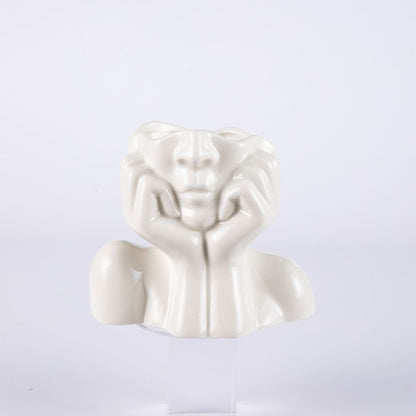 Home Decor Ceramic sculpture Crafts Flower Vase