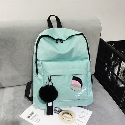 College Style School Bag Canvas School Bag Casual Backpack