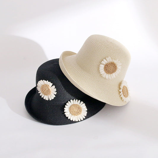 Women's Fashion Big Brim Solid Color Outdoor Sun Hat