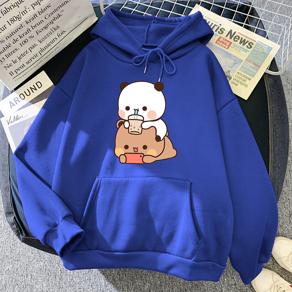 Bubu And Dudu パーカー レディース 美的グラフィック 楽しい かわいい