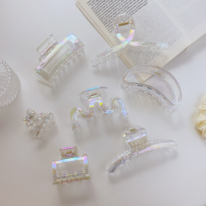 Super Fairy Hair Geometric Colorful Hair Claw