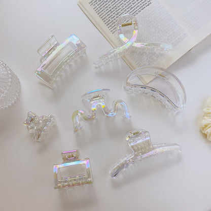 Super Fairy Hair Geometric Colorful Hair Claw