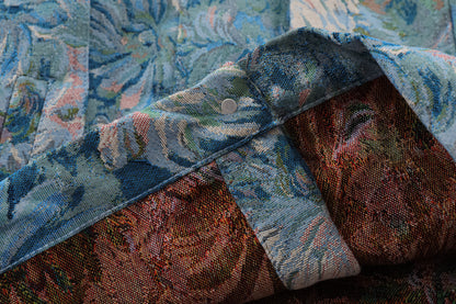 FLORAL DENIM OVERWEAR