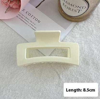 Women's Simple And Versatile Solid Color Hair Claw