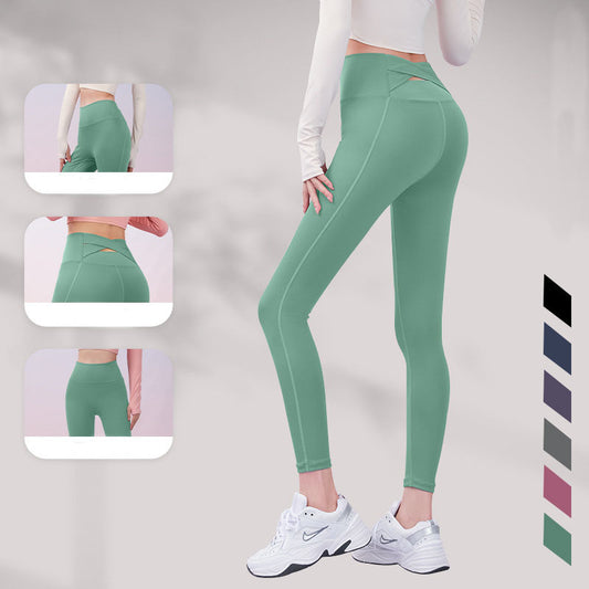 Fitness-Yogahosen, Bauchkontrolle, Leggings für Damen