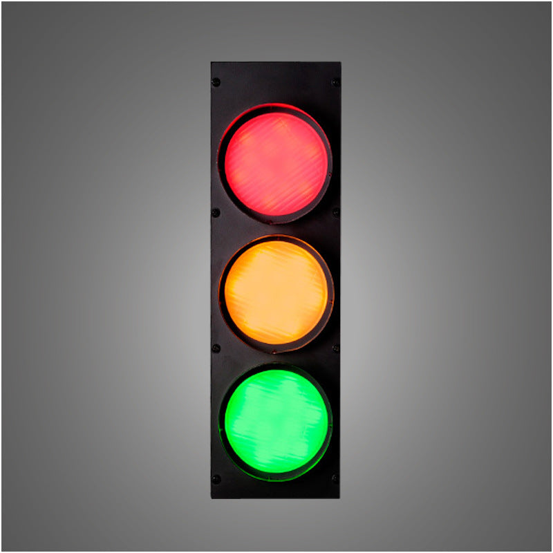 Traffic light retro wall lamp