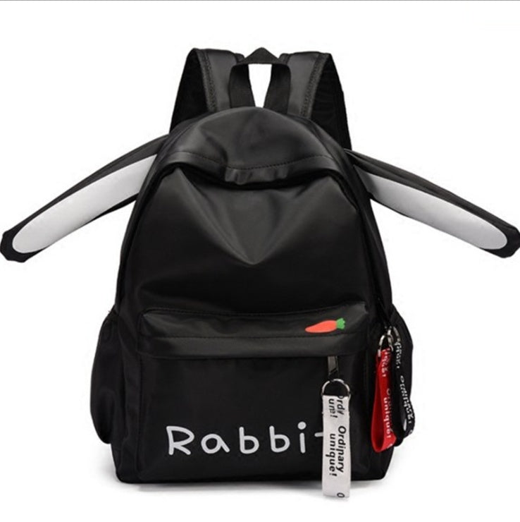 Waterproof nylon big ears backpack new cartoon cute embroidered leisure backpack junior high school bag