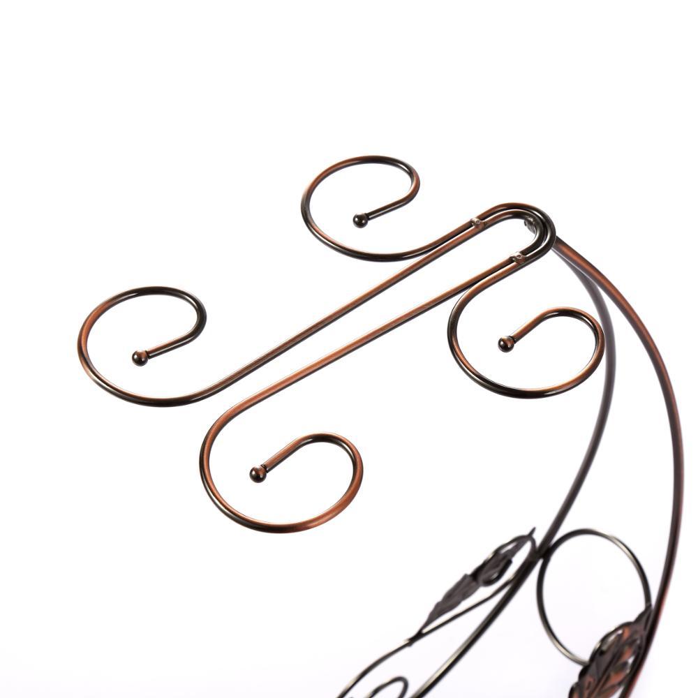 Copper Wine Rack Hanging Wine Glass Holder Bar Stand