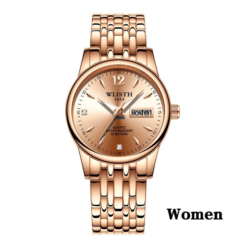 Women Dress Watch Rose