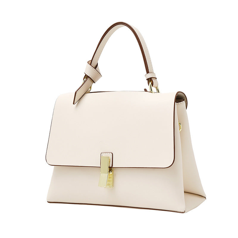 Women's leather shoulder messenger bag
