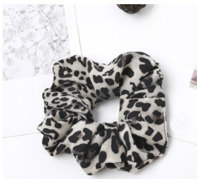 Bright Leopard Style Scrunchie