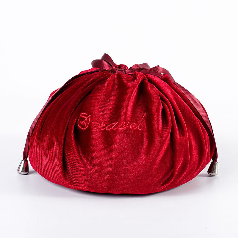 New Cartoon Rabbit Ears Velvet Cosmetic Bag