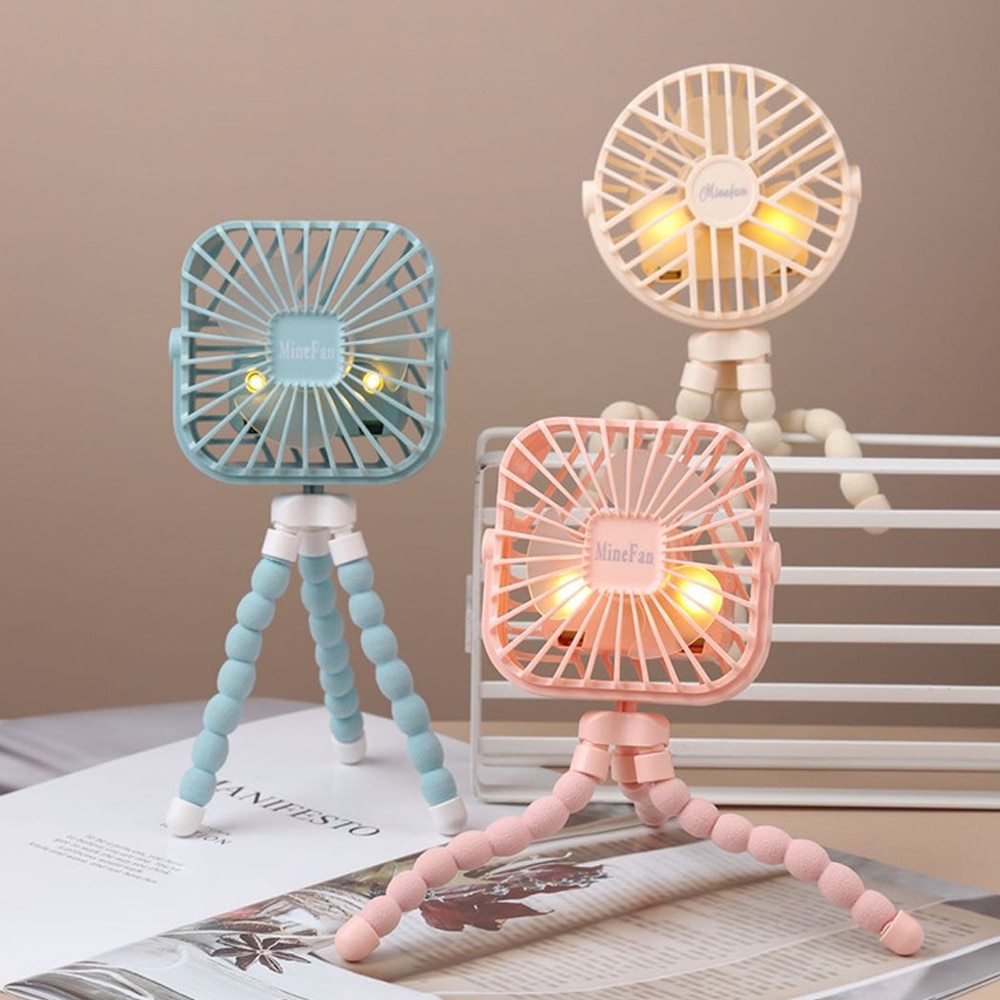 Portable Stroller Mini Chargeable Fan