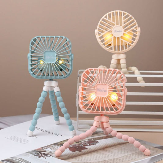 Portable Stroller Mini Chargeable Fan