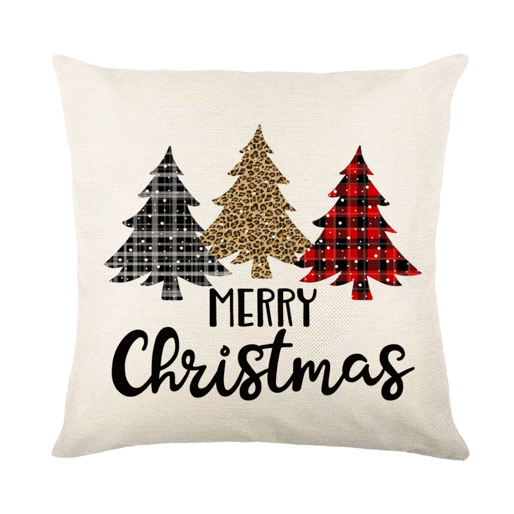 Christmas Decorations sofa Square Throw Pillow Cushion Cover