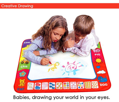 Kids Add Water with Magic Pen Doodle Painting Picture Water Drawing Play Mat