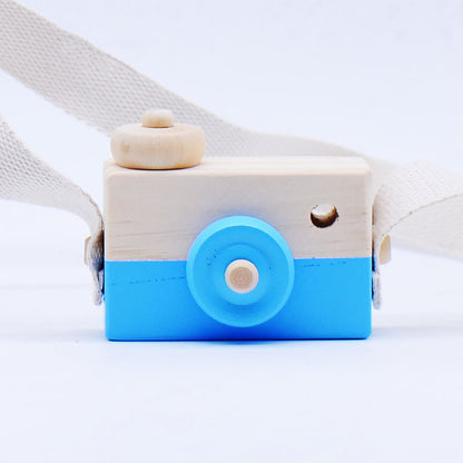 Cute Wooden Baby Kids Toys Camera
