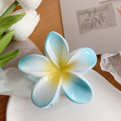 Muweordy Plumeria Flower Hair Clip