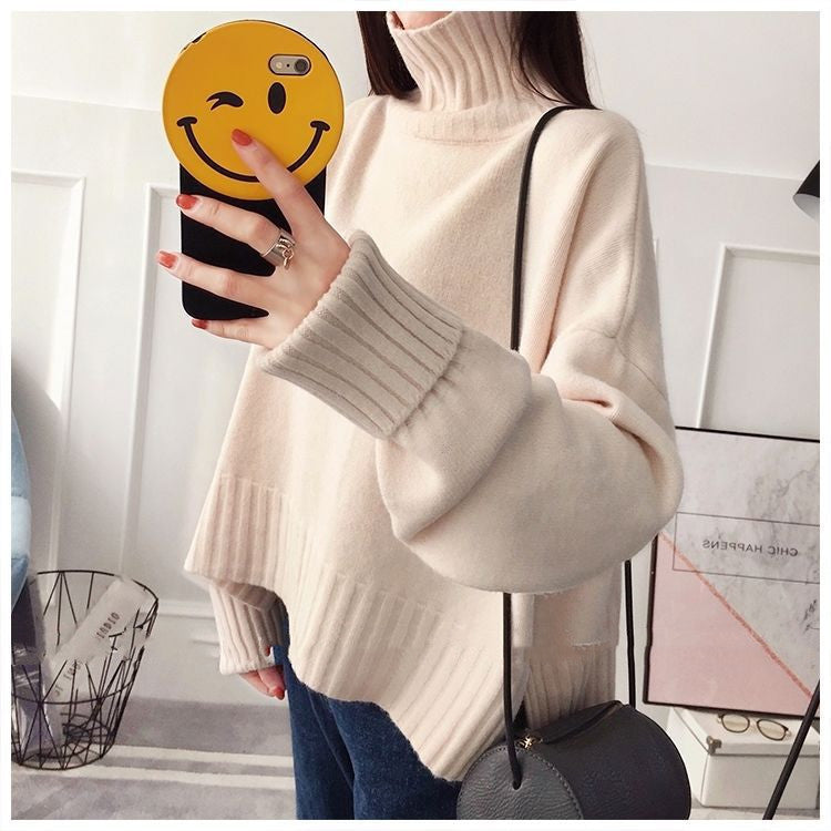 Turtleneck Sweater Women Pullover Fashion Thickening