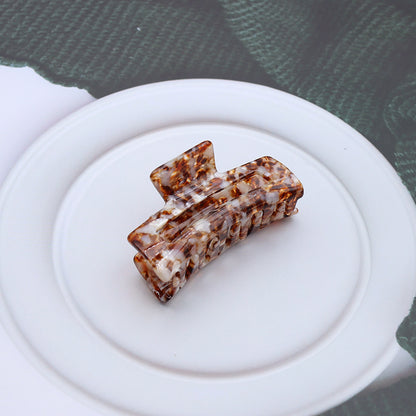 Acetate Medium Hollow Square Hair Claw