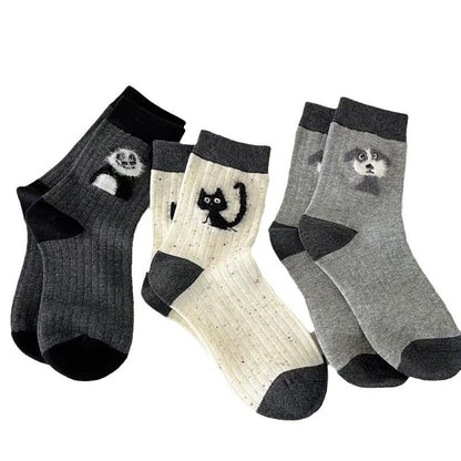 Cartoon NEPs Yarn Socks