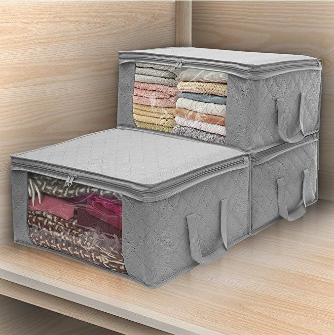 Non-woven folding storage box