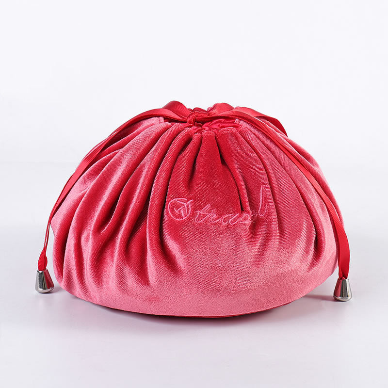 New Cartoon Rabbit Ears Velvet Cosmetic Bag