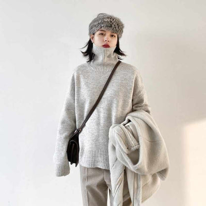 CASHMERE FUNNEL NECK JUMPER