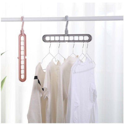 9-hole Clothes Organizer Space Saving Hanger