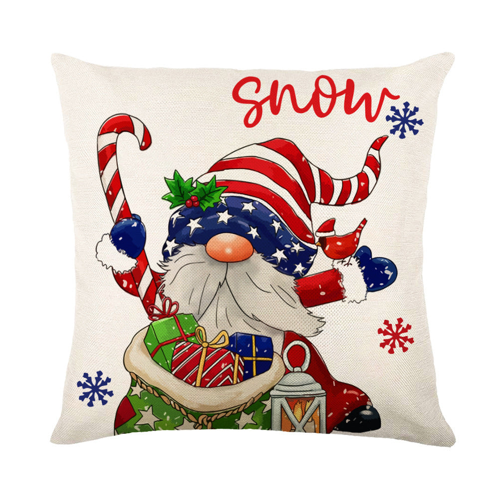 Christmas Decorations sofa Square Throw Pillow Cushion Cover