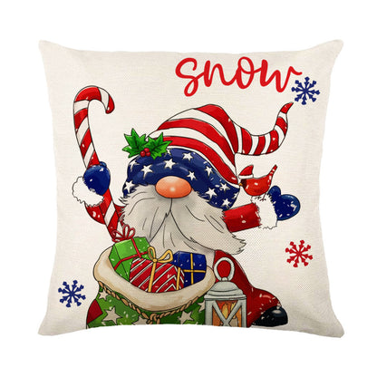 Christmas Decorations sofa Square Throw Pillow Cushion Cover