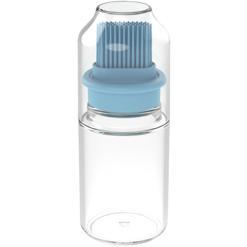 Portable Oil Bottle with Brush Silicone Barbecue Liquid Gadget