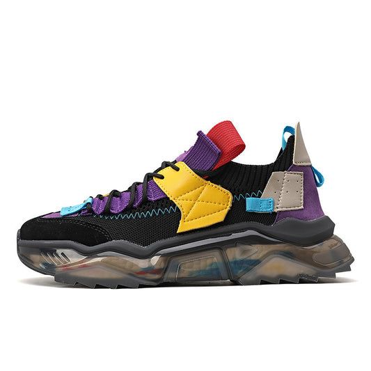 Colorful Popcorn Bottom Breathable Sneakers