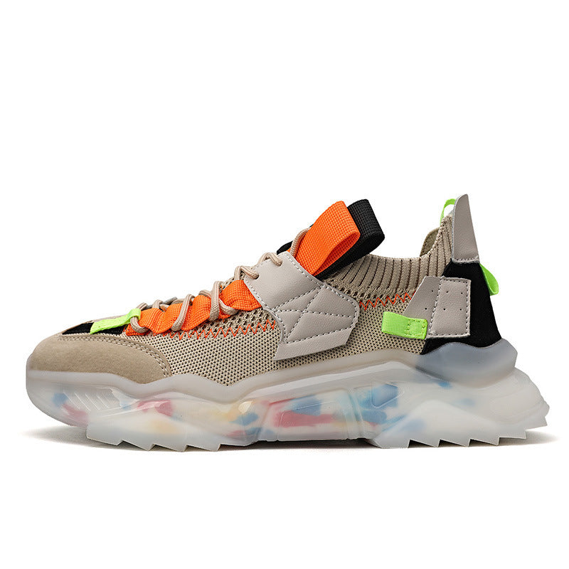 Colorful Popcorn Bottom Breathable Sneakers