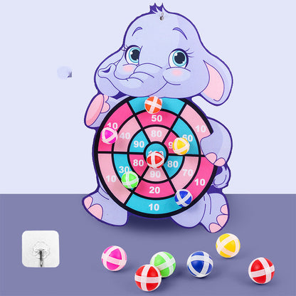 Children's Sticky Ball Dart Board Game