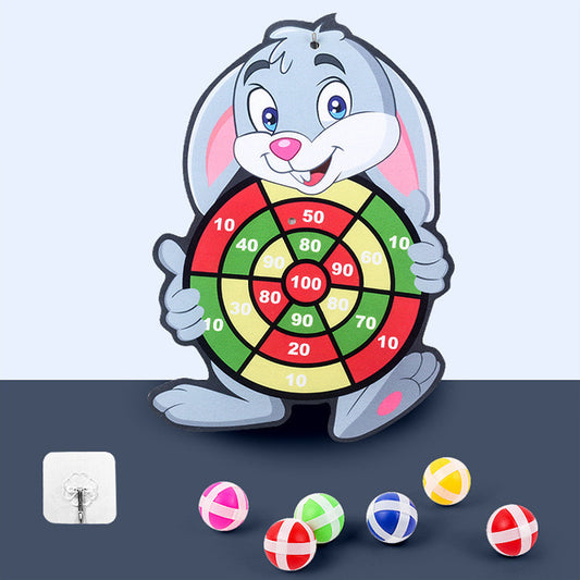Children's Sticky Ball Dart Board Game
