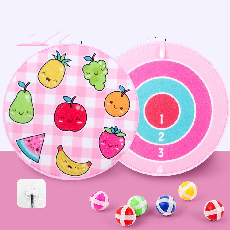 Children's Sticky Ball Dart Board Game