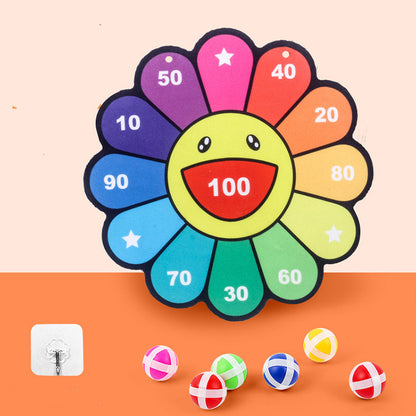 Children's Sticky Ball Dart Board Game